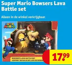 Kruidvat Super Mario Bowsers Lava Battle set aanbieding