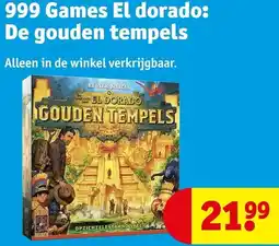Kruidvat 999 Games El dorado: De gouden tempels aanbieding