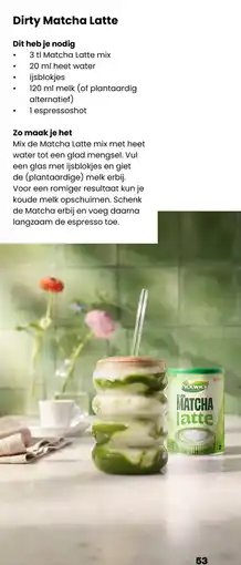 Albert Heijn Dirty Matcha Latte aanbieding