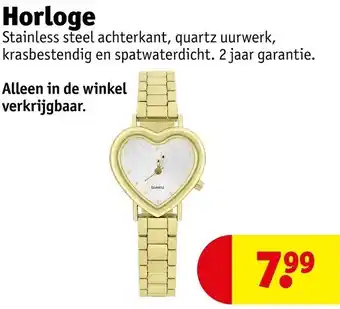 Kruidvat Horloge aanbieding