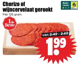 Dirk Chorizo of wijncervelaat gerookt aanbieding