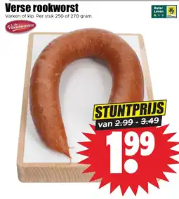 Dirk Verse rookworst aanbieding