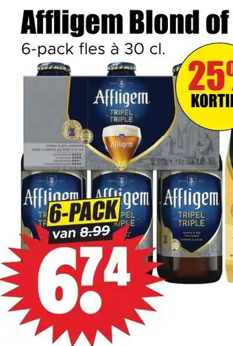 Affligem Blond of 6-pack fles à 30 cl.