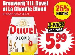 Dirk Duvel Blond 4-pack fles à 33 cl. aanbieding