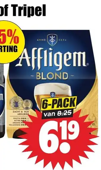 Dirk Affligem Blond 6-Pack aanbieding