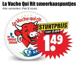 Dirk La Vache Qui Rit smeerkaas puntjes aanbieding