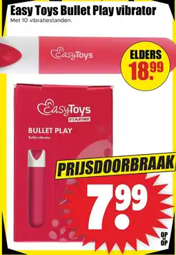 Dirk Easy Toys Bullet Play vibrator aanbieding