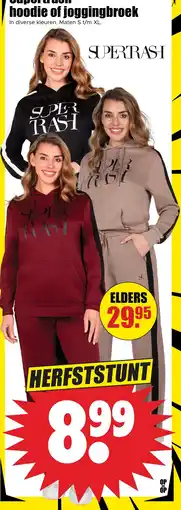 Dirk Superrash hoodie of joggingbroek aanbieding