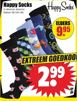 Dirk Happy socks aanbieding