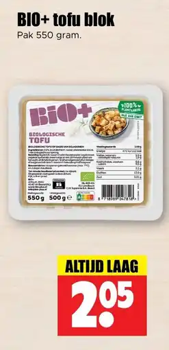 Dirk BIO+ tofu blok aanbieding