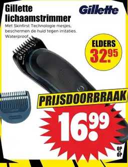 Dirk Gillette lichaamstrimmer aanbieding