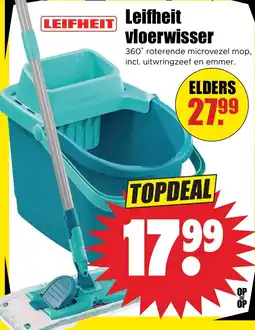 Dirk Leifheit vloerwisser aanbieding