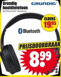 Dirk Grundig hoofdtelefoon aanbieding