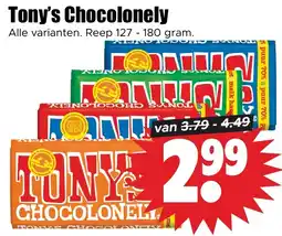Dirk Tony's Chocolonely aanbieding