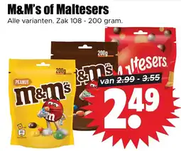 Dirk M&M's of Maltesers aanbieding