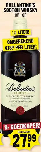 Dirk Ballantine's Scotch Whisky aanbieding