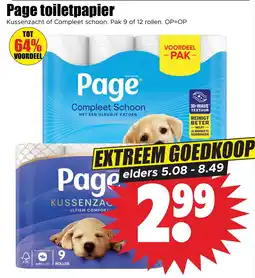 Dirk Page toilet papier aanbieding