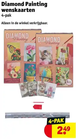 Kruidvat Diamond Painting wenskaarten aanbieding