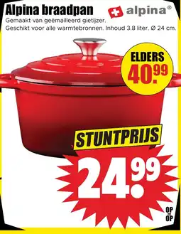 Dirk Alpina braadpan aanbieding