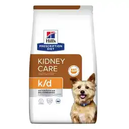 Pets Place Hill's Prescription Diet K/D Kidney Care - Hondenbrokken - Kip 4 kg aanbieding