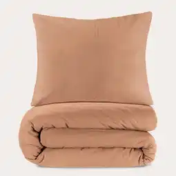 Wehkamp NOUS Living flanellen dekbedovertrek 1-persoons (140x200 cm) aanbieding