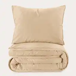 Wehkamp NOUS Living stonewashed dekbedovertrek 1-persoons (140x220 cm) aanbieding