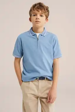 Wehkamp WE Fashion polo blauw aanbieding