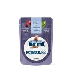 Zooplus 48x80g BOTANICAT FORZA10 Soft Paste Sterilized 1-6 Jaar Rijk aan Ansjovis Kattenvoer nat aanbieding