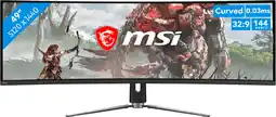 Coolblue MSI MPG 491CQP QD-OLED Curved aanbieding