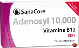 De Online Drogist SanaCore Adenosyl 10000 Vitamine B12 Kers Smelttabletten aanbieding