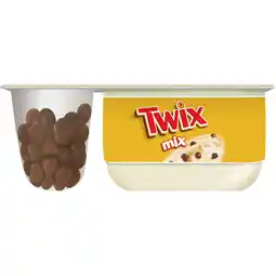 Dekamarkt Danone Twix mix yoghurt aanbieding