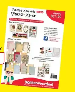 Boekenvoordeel Emma's Kaartkit Vintage Kerst aanbieding