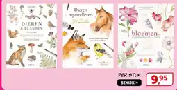 Boekenvoordeel Dieren & planten aquarellereren aanbieding