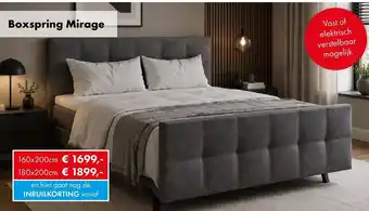 Woonsquare Boxspring Mirage aanbieding