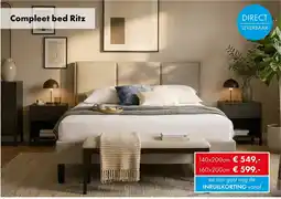 Woonsquare Compleet Bed Ritz aanbieding