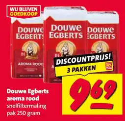 Nettorama Douwe Egberts aroma rood aanbieding