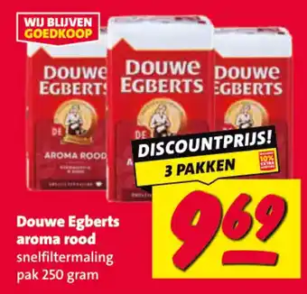 Nettorama Douwe Egberts aroma rood aanbieding