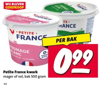 Nettorama Petite France kwark aanbieding