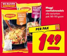 Nettorama Maggi roerbaknoedels aanbieding