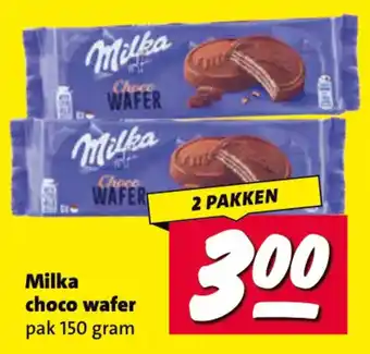 Nettorama Milka choco wafer aanbieding