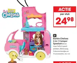 Top1Toys Barbie Chelsea 2-in-1 Camper Speelset aanbieding