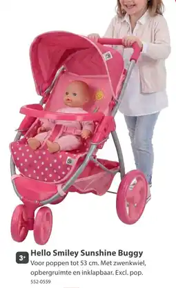 Top1Toys Hello smiley sunshine buggy aanbieding