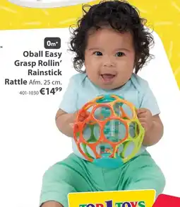Top1Toys Oball Easy Grasp Rollin' Rainstick Rattle aanbieding
