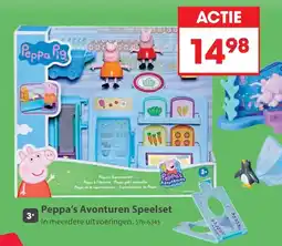 Top1Toys Peppa Pig Peppa's Avonturen Speelset aanbieding