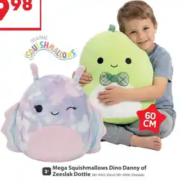 Top1Toys Original Squishmallows Mega Squishmallows Dino Danny of Zeeslak Dottie aanbieding