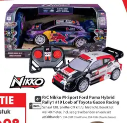 Top1Toys Nikko R/C Nikko M-Sport Ford Puma Hybrid Rally1 #19 Loeb of Toyota Gazoo Racing aanbieding