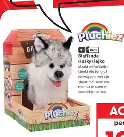 Top1Toys Pluchiez Blaffende Husky Hajko aanbieding