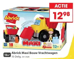 Top1Toys Abrick Maxi Bouw Vrachtwagen aanbieding