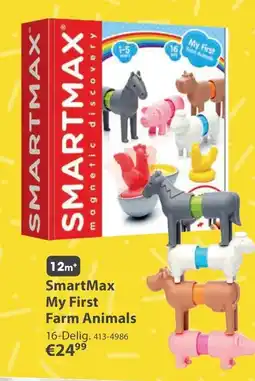 Top1Toys SmartMax My First Farm Animals aanbieding