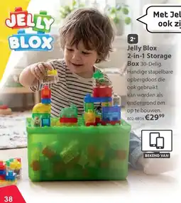 Top1Toys Jelly Blox 2-in-1 Storage Box aanbieding